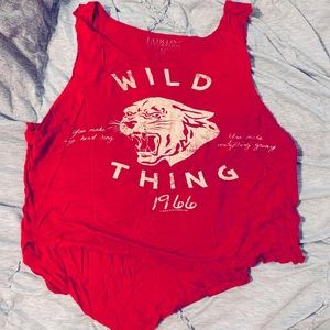 Wild thing crop top